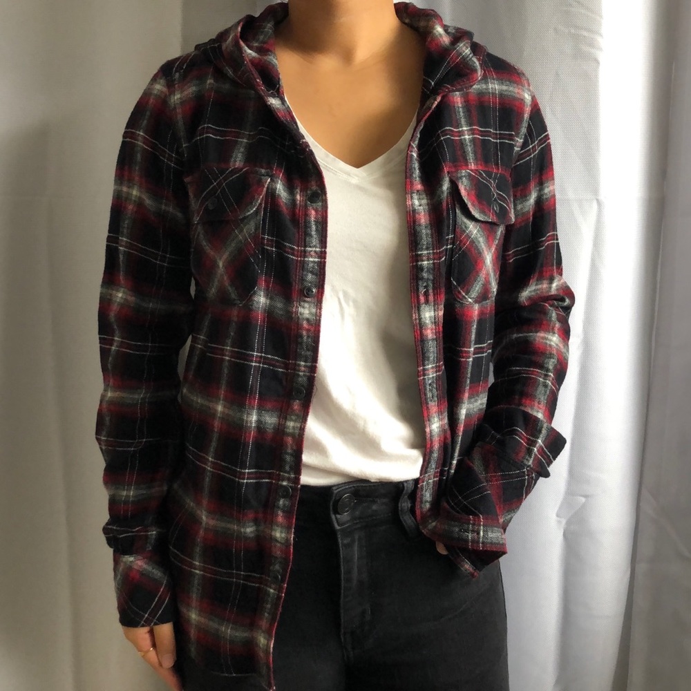 TNA Plaid Button Up